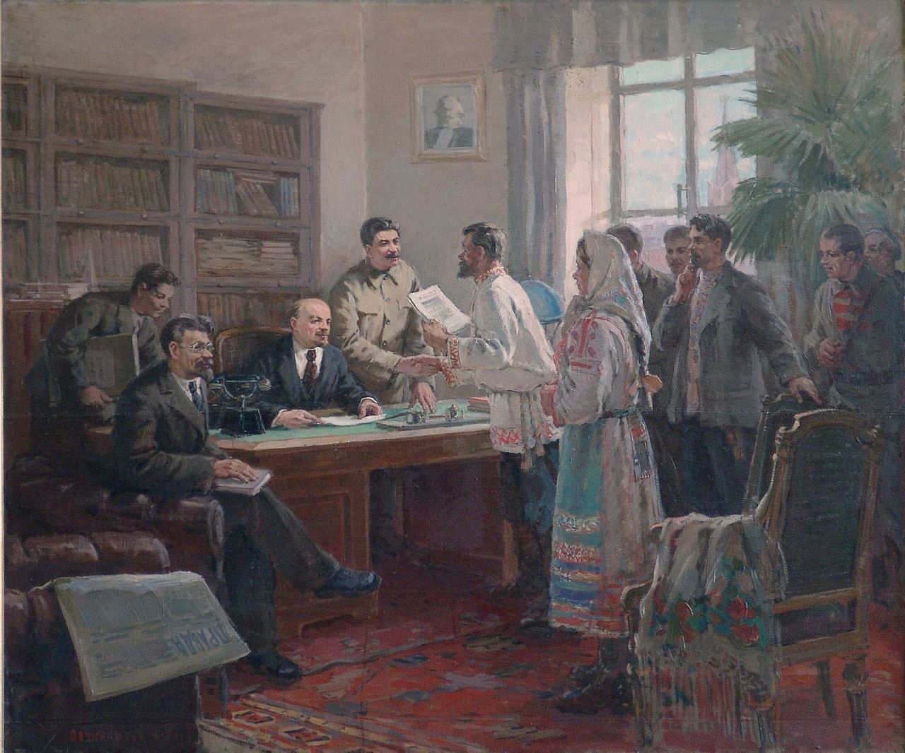 Картина николаевское время. Овчинников Николай Васильевич (1918-2004). Подписание декрета об образовании автономии Чувашии. Овчинников Николай Васильевич картины. Художник Овчинников чуваши.