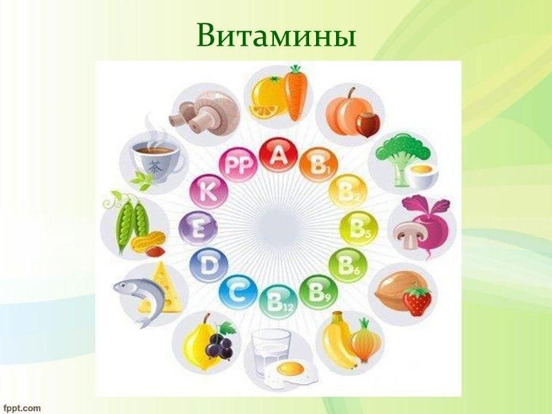Витамины в жизни человека рисунок