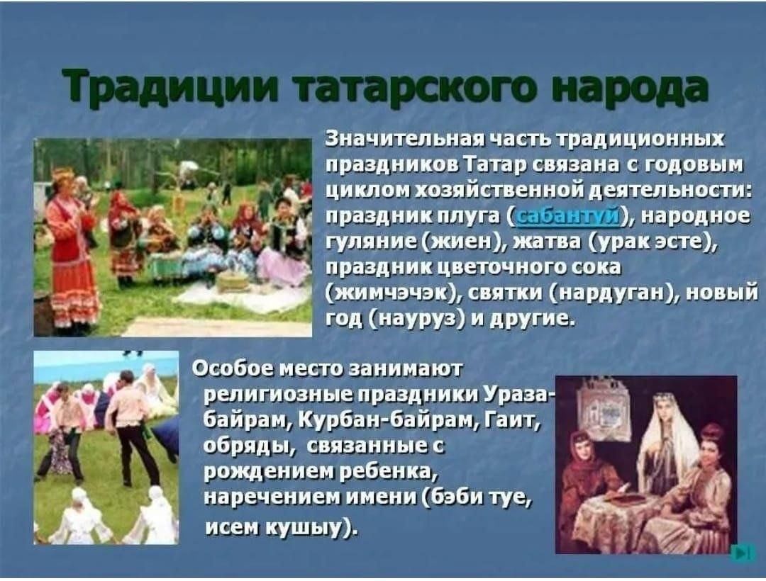Написать примеры традиций разных народов россии