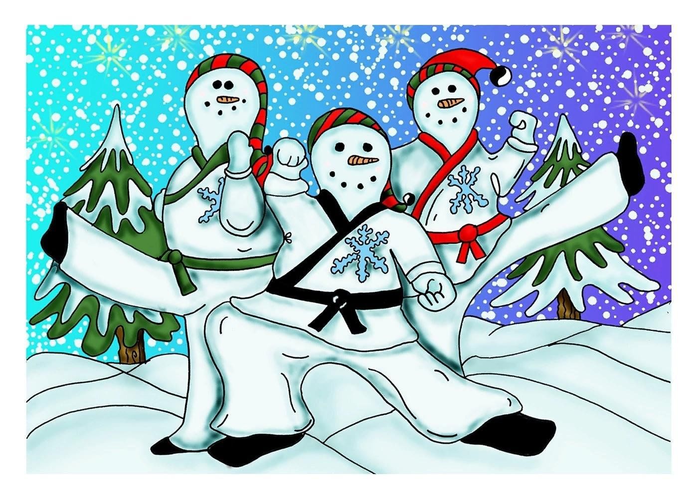 Новогодний спорт рисунок. С новым годом каратэ. Каратэ новый год. С новым годом каратисты. Новый год в стиле карате.