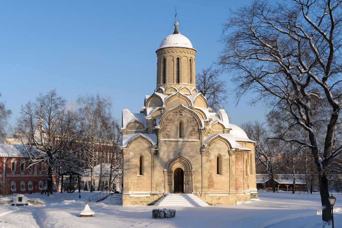 Рублево зима Церковь