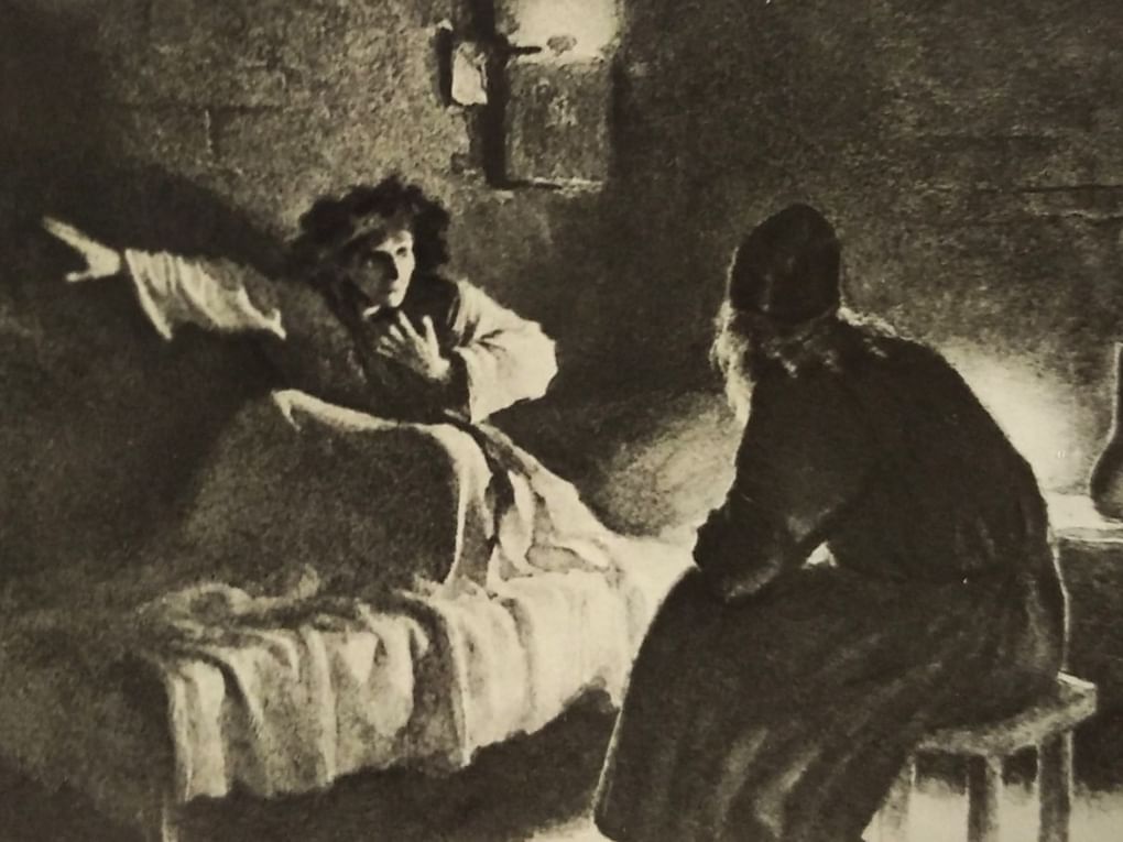 Иллюстрация к поэме Михаила Лермонтова «Мцыри» (фрагмент). 1941. Государственный мемориальный музей обороны и блокады Ленинграда, Санкт-Петербург
