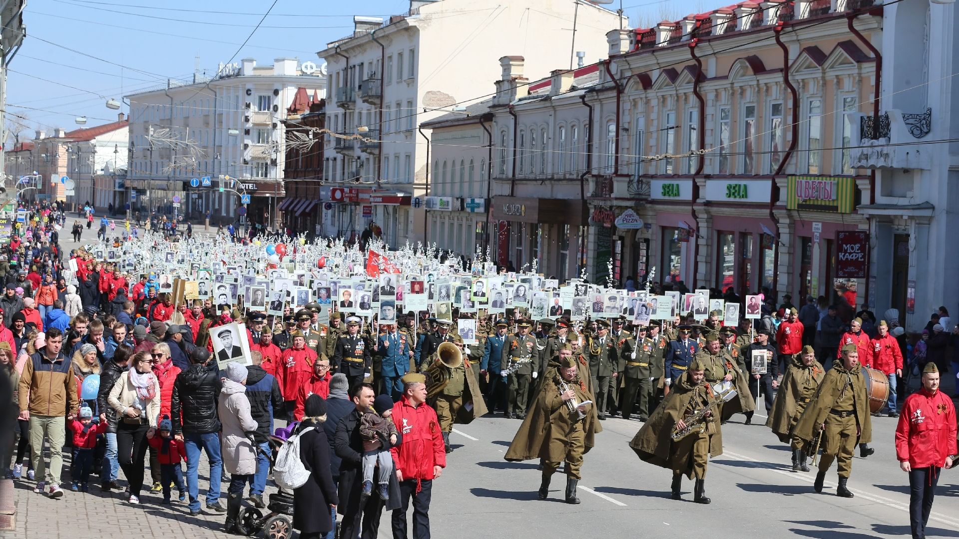 бессмертный полк в звенигороде