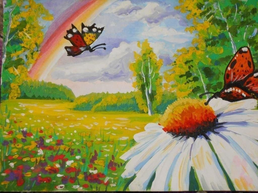 Рисуем лето 3 класс презентация