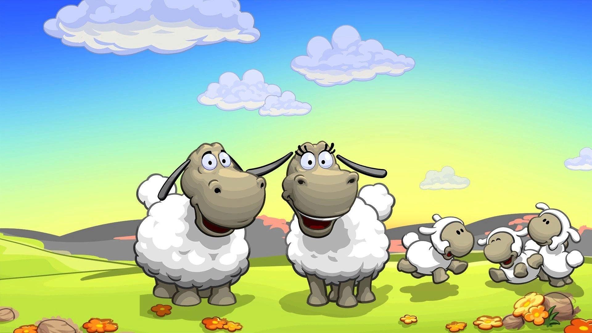 6 барашков. Игра барашки clouds Sheep. Овечка облако. Облака и овцы 2. Овечки коровки.