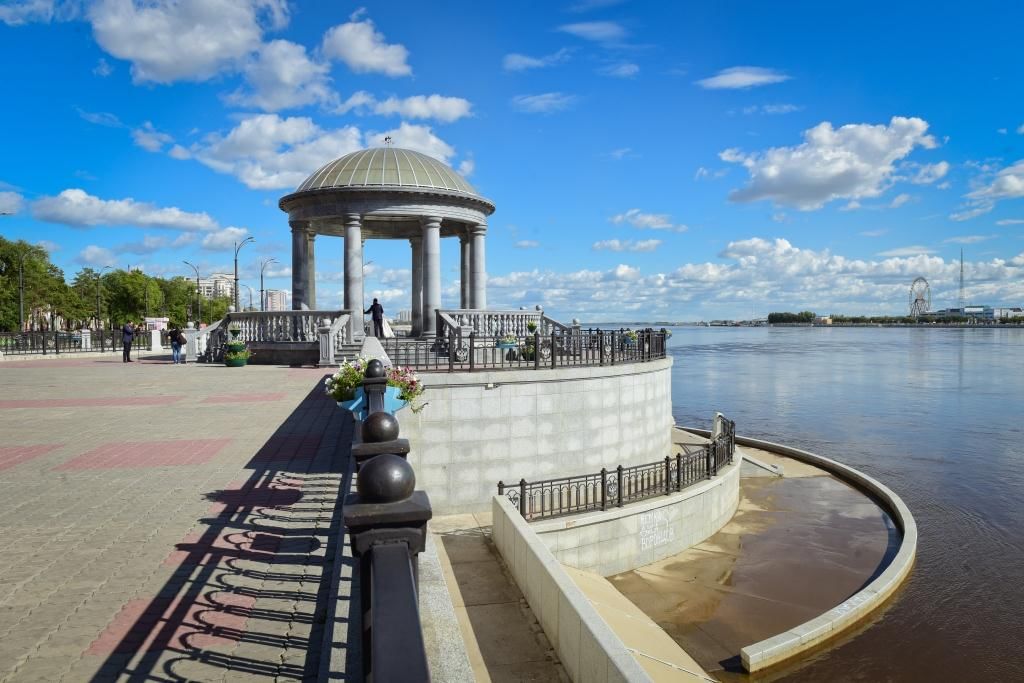 Набережная в благовещенске фото