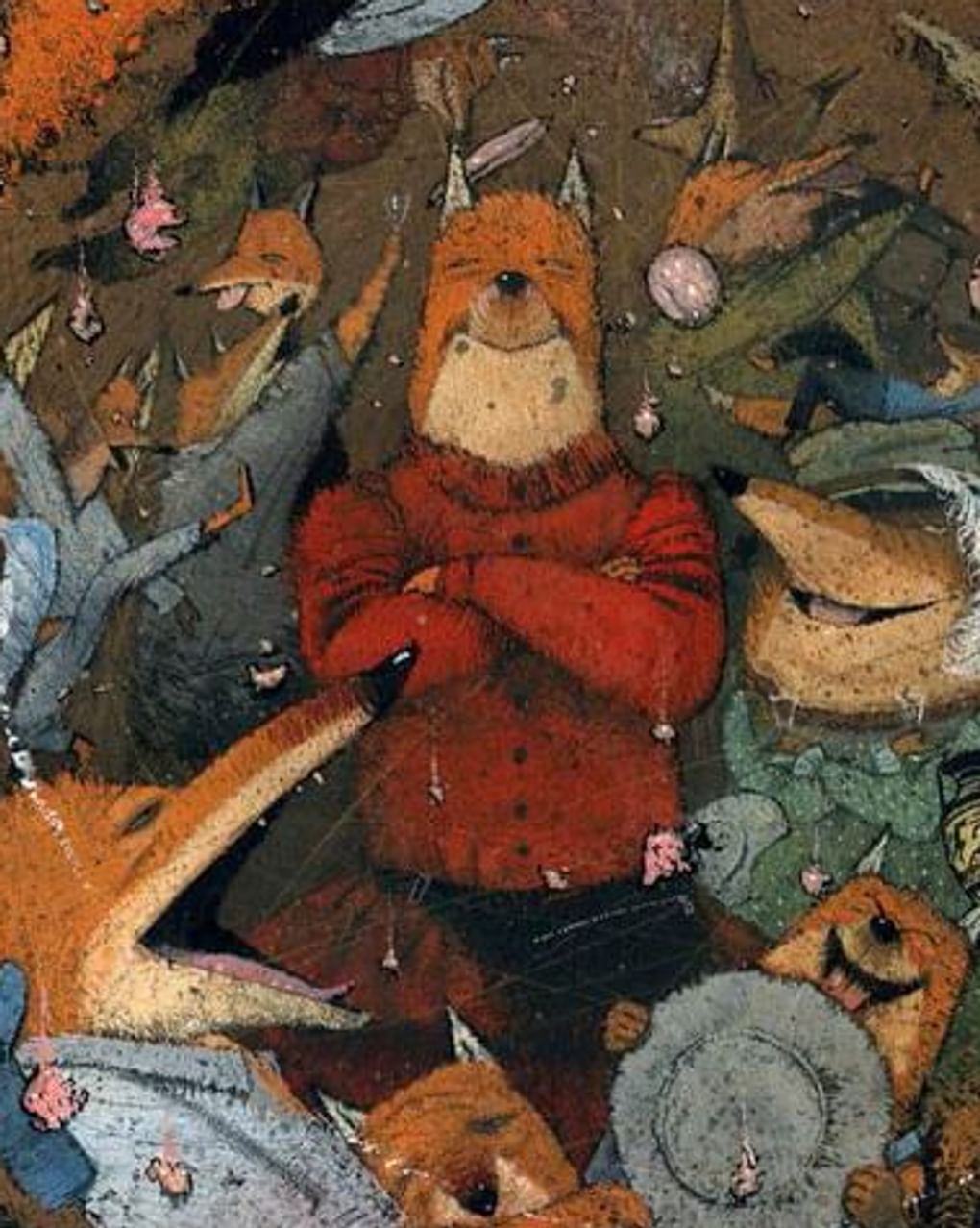 Игорь Олейников. Иллюстрация к графическому роману «Лиса и заяц» (фрагмент). Москва: издательство «Манн, Иванов и Фербер», 2017