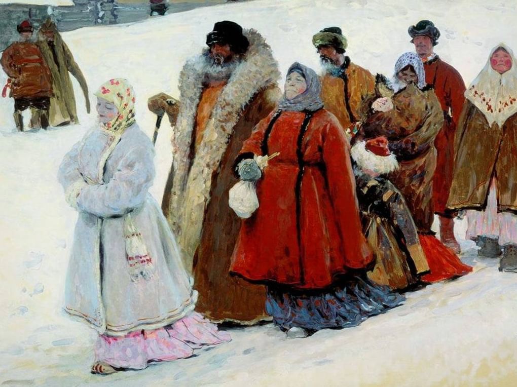 Сергей Иванов. Семья (фрагмент). 1910. Государственный Русский музей, Санкт-Петербург