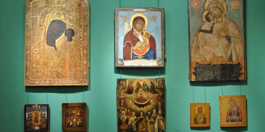 Основное изображение для события Экспозиция русских икон и церковного искусства