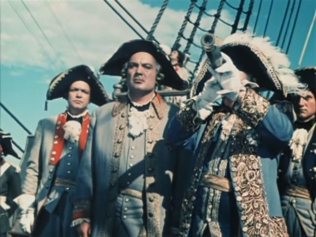 Кадр из художественного фильма Михаила Ромма «Адмирал Ушаков» (1953)