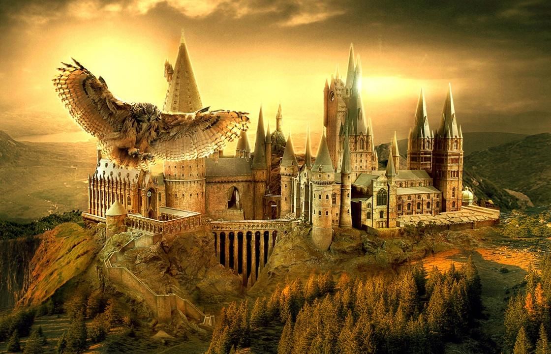 Замок гарри поттера фото