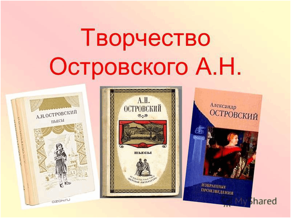 Пьесы островского книги. Творчество а н Островского.