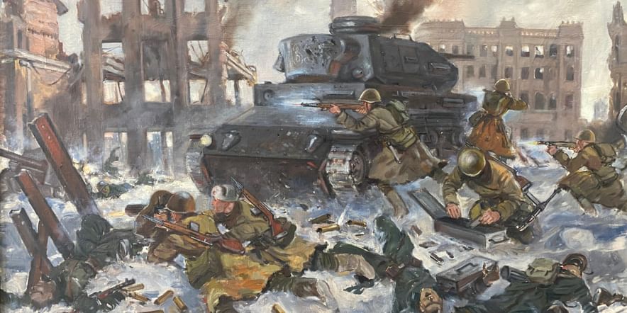 Основное изображение для события Выставка «Великая Отечественная война в произведениях советских художников»