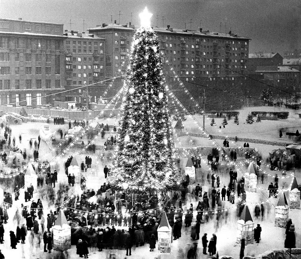 старая новогодняя москва