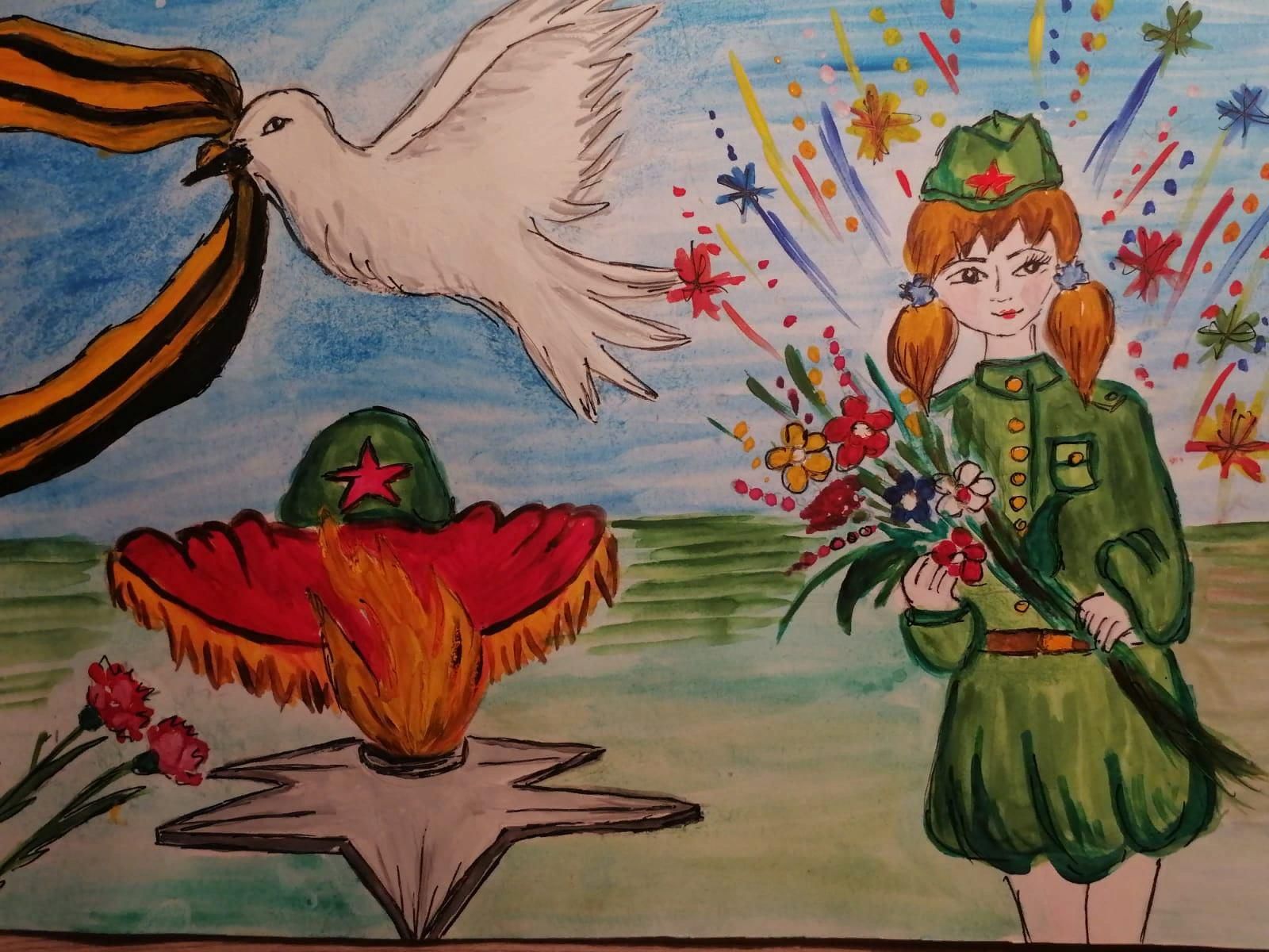 Рисунок на тему день Победы