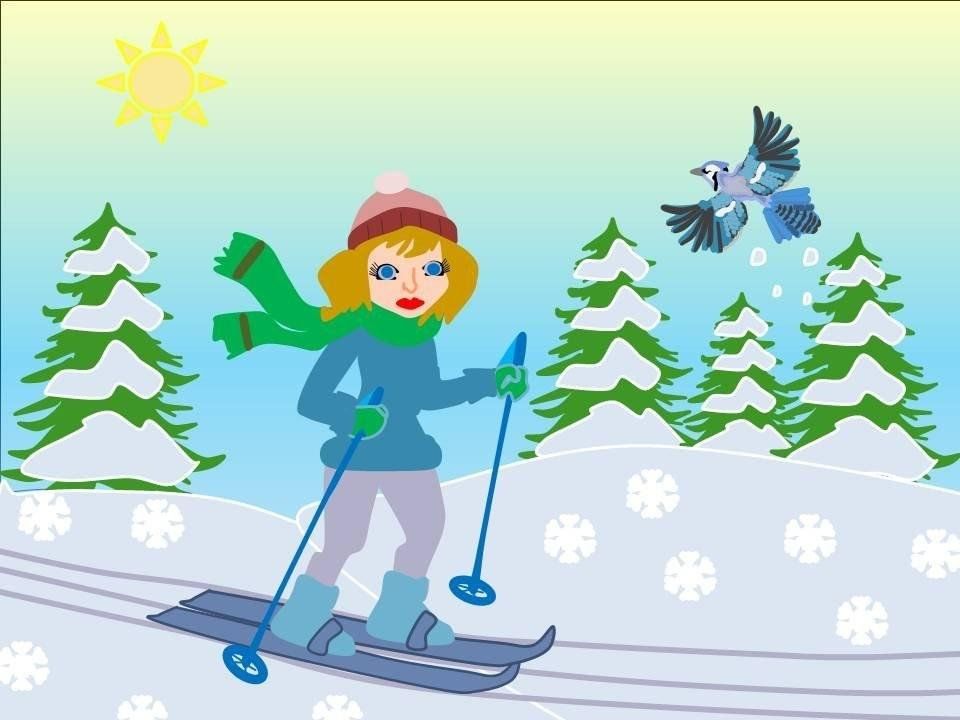 Лыжник шел на лыжах. Лыжи иллюстрация. Лыжник рисунок. Лыжня дети. Лыжи на лыжне.