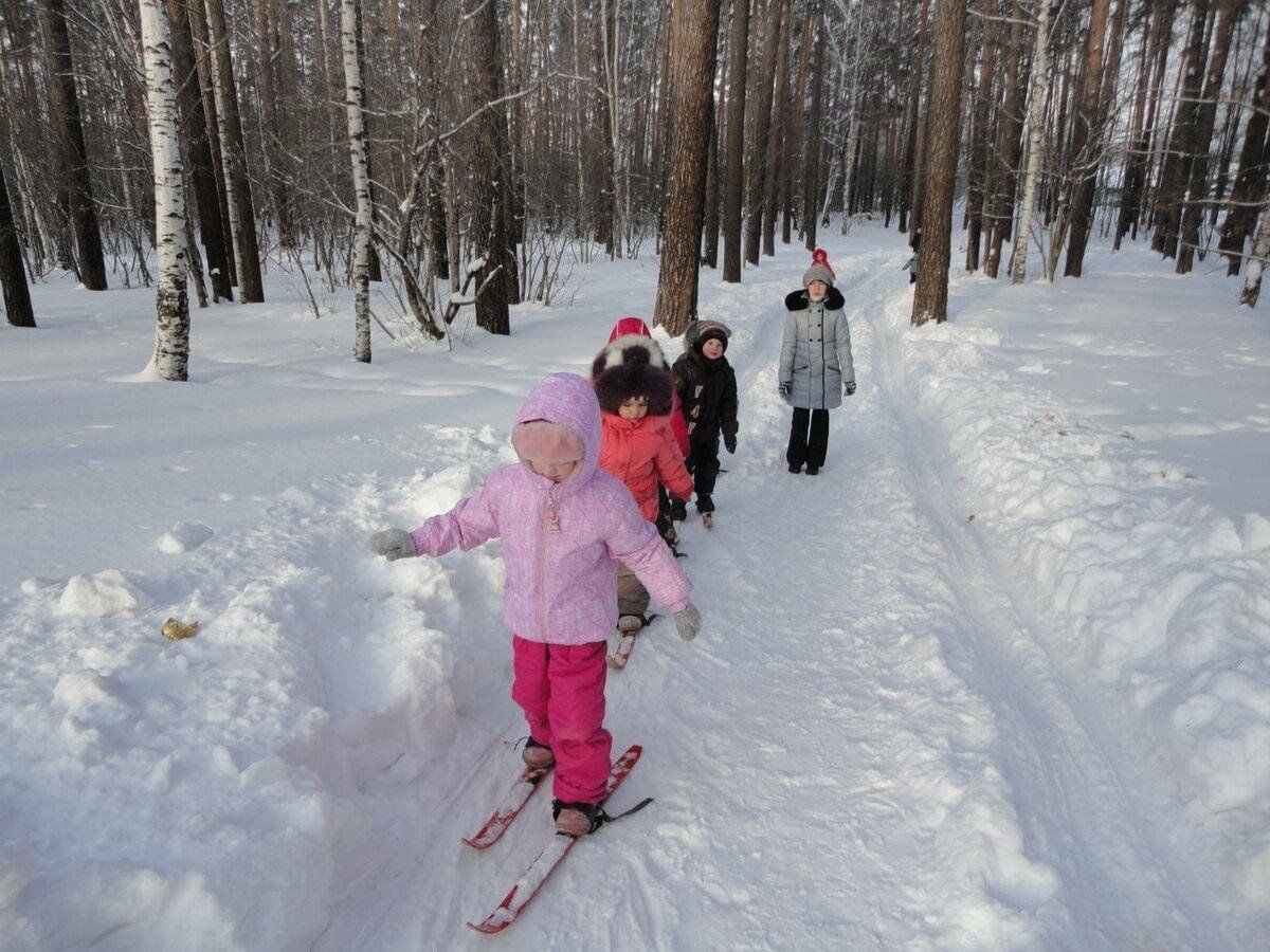 Зимние прогулки с детьми