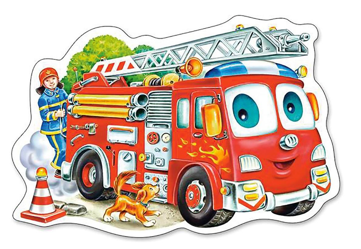 Пазл пожарный. Пазлы Castorland пожарная машина. Пожарная машина для детей. Пожарные машинки для детей. Пазл машины.