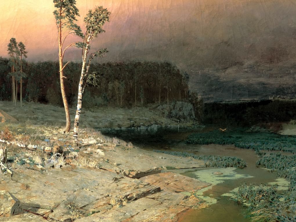 Архип Куинджи. На острове Валааме (фрагмент). 1873. Государственная Третьяковская галерея, Москва
