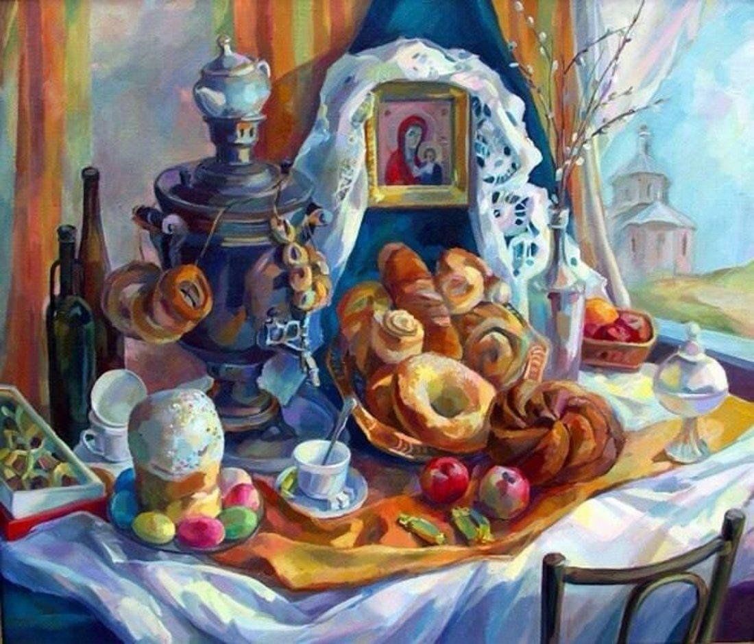 Картина на пасху