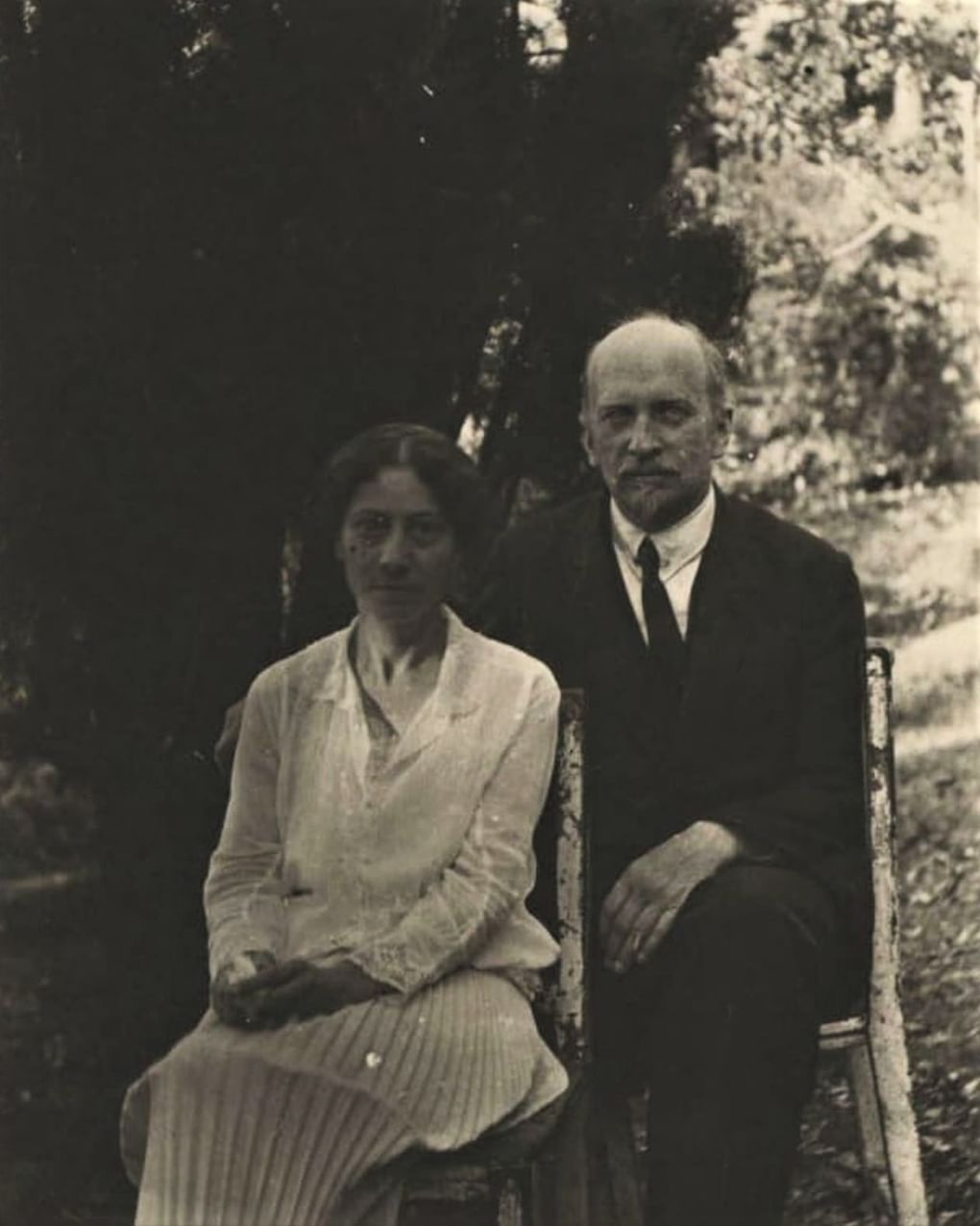 Супруги Ильины — Наталья и Иван. 1927
