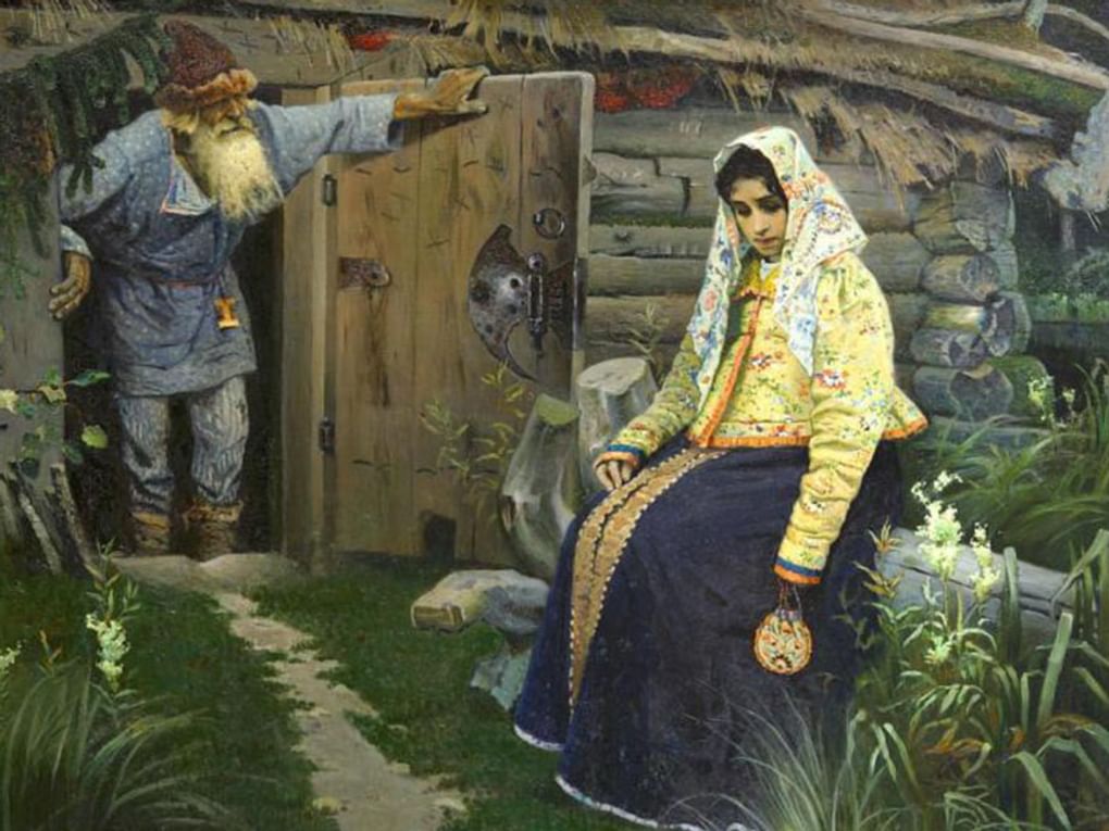 Михаил Нестеров. За приворотным зельем (фрагмент). 1888. Саратовский государственный художественный музей им. А.Н. Радищева, Саратов