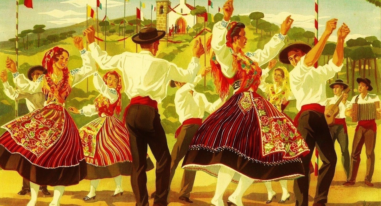 Веселая танцевальная русская народная