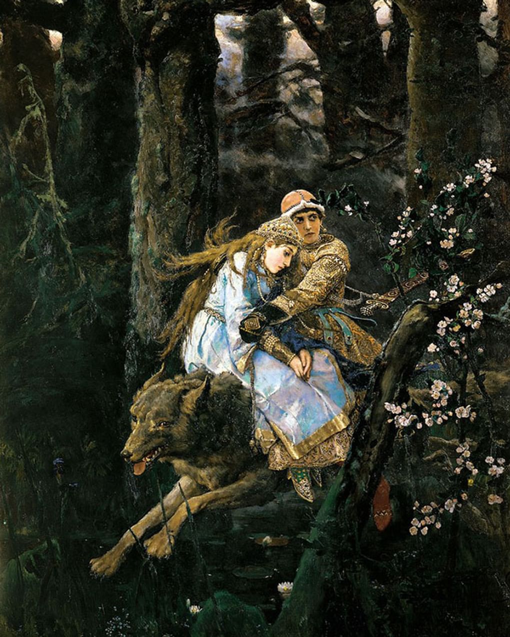Виктор Васнецов. Иван-царевич на Сером волке (фрагмент). 1889. Государственная Третьяковская галерея, Москва