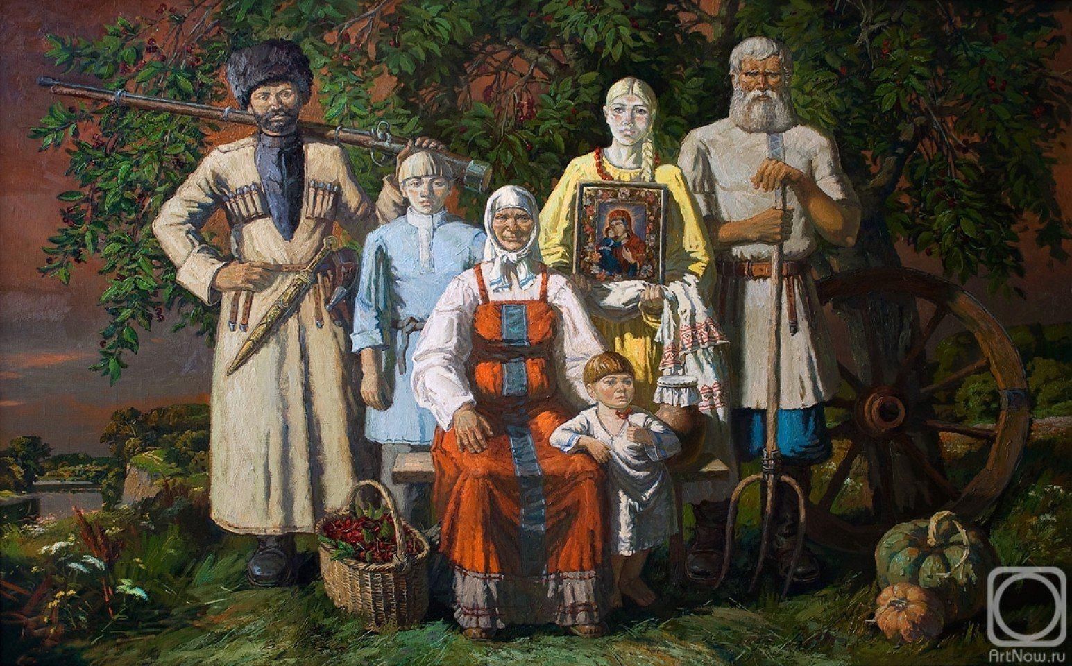 Картинки древняя семья