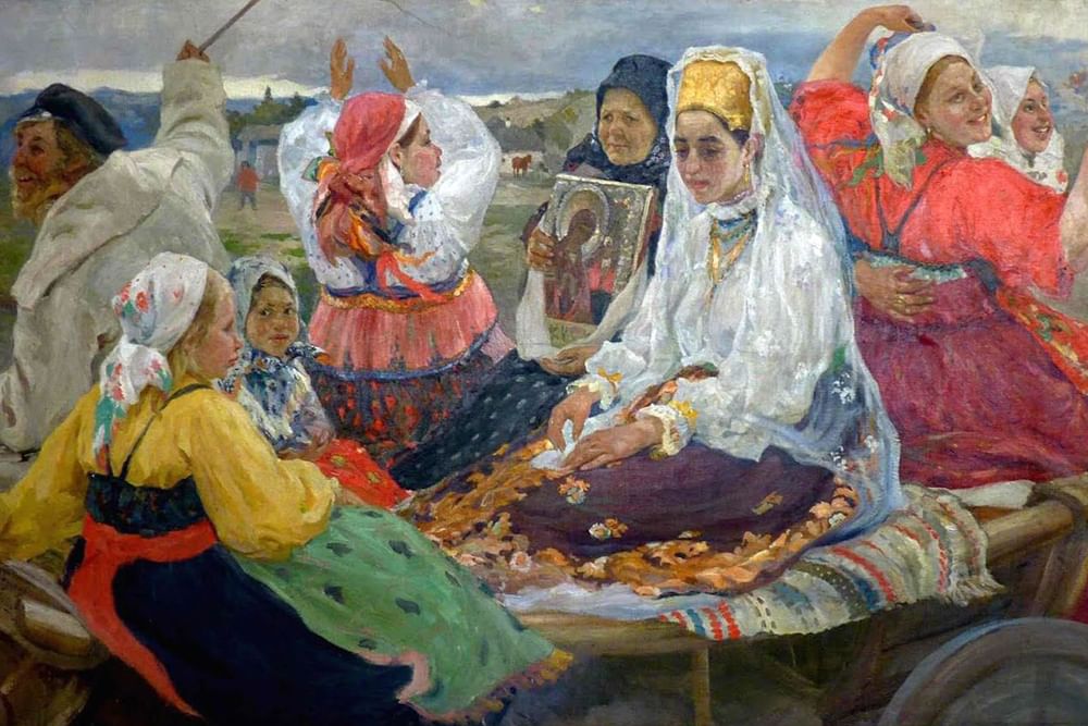 Крестьянская любовь картина