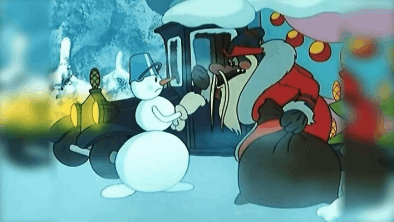 Дед мороз и серый волк мультфильм 1978 фото