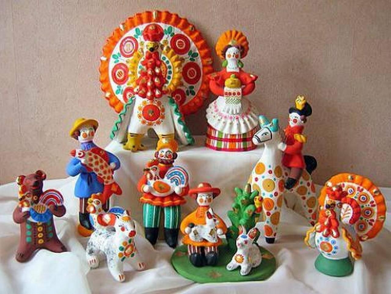 Русское народное искусство Дымковская игрушка