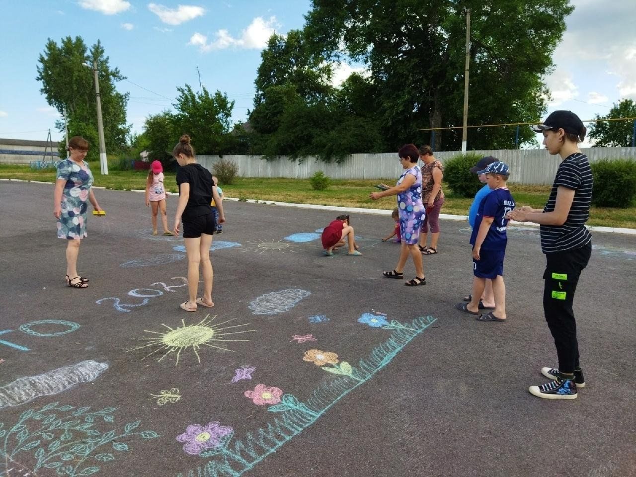 Цель конкурса рисунков на асфальте