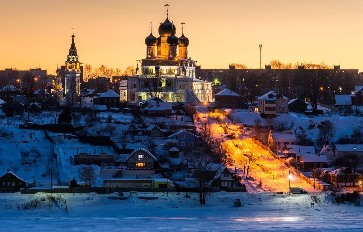 Воскресенский собор Романов Борисоглебск с квадрокоптера