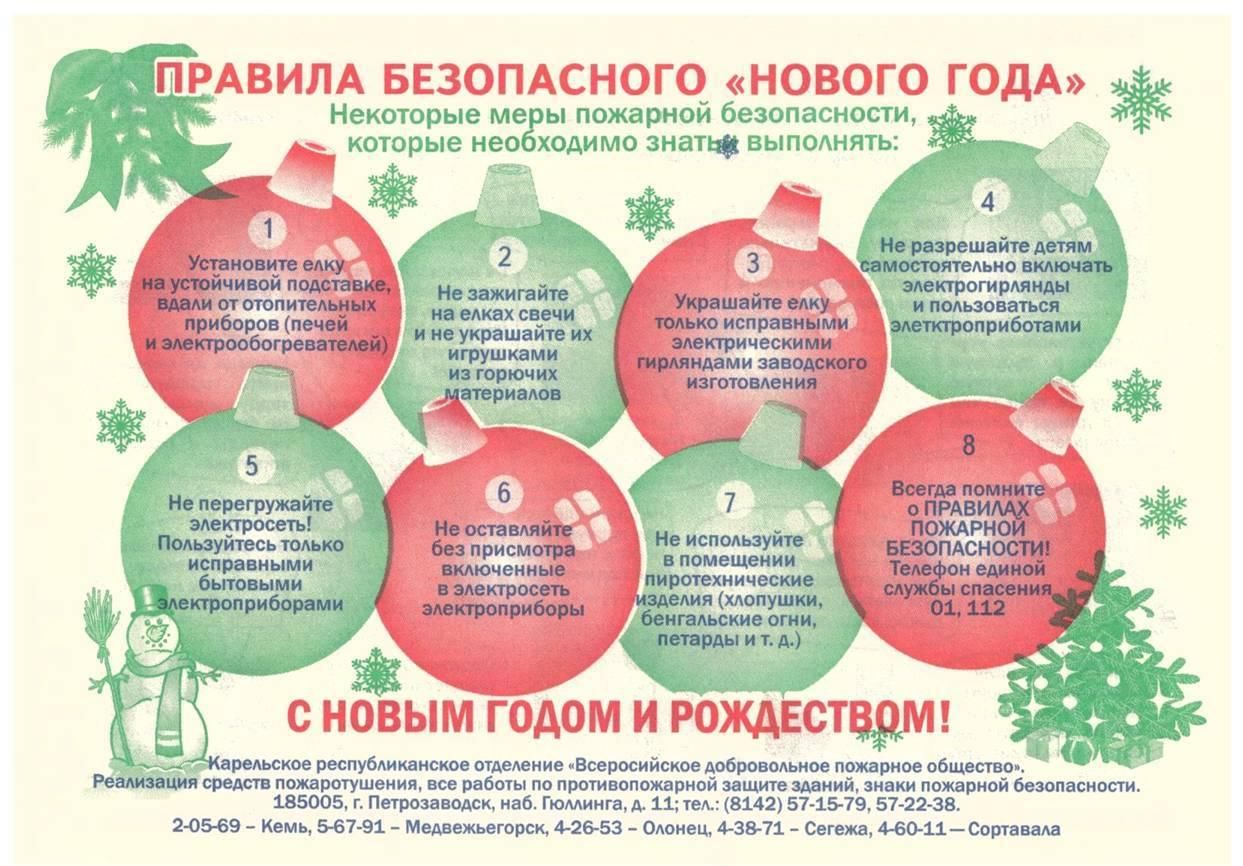 Презентация безопасный новый год