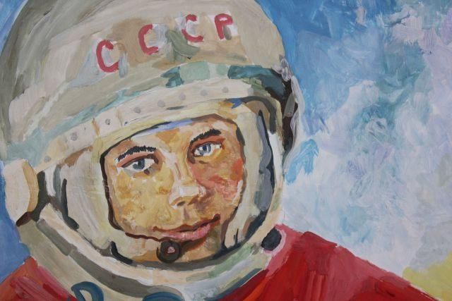 Конкурс гагарин в мире. Портрет Космонавта Юрия Гагарина акварелью. Портрет Юрия Гагарина на день космонавтики.