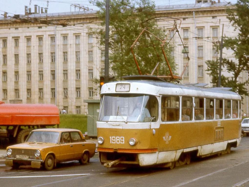 Трамвай Tatra 5993. Музей Транспорта Москвы. Фотография: Петр Амелин / <a href="https://mtmuseum.com/tatrat3su" target="_blank">mtmuseum.com</a>