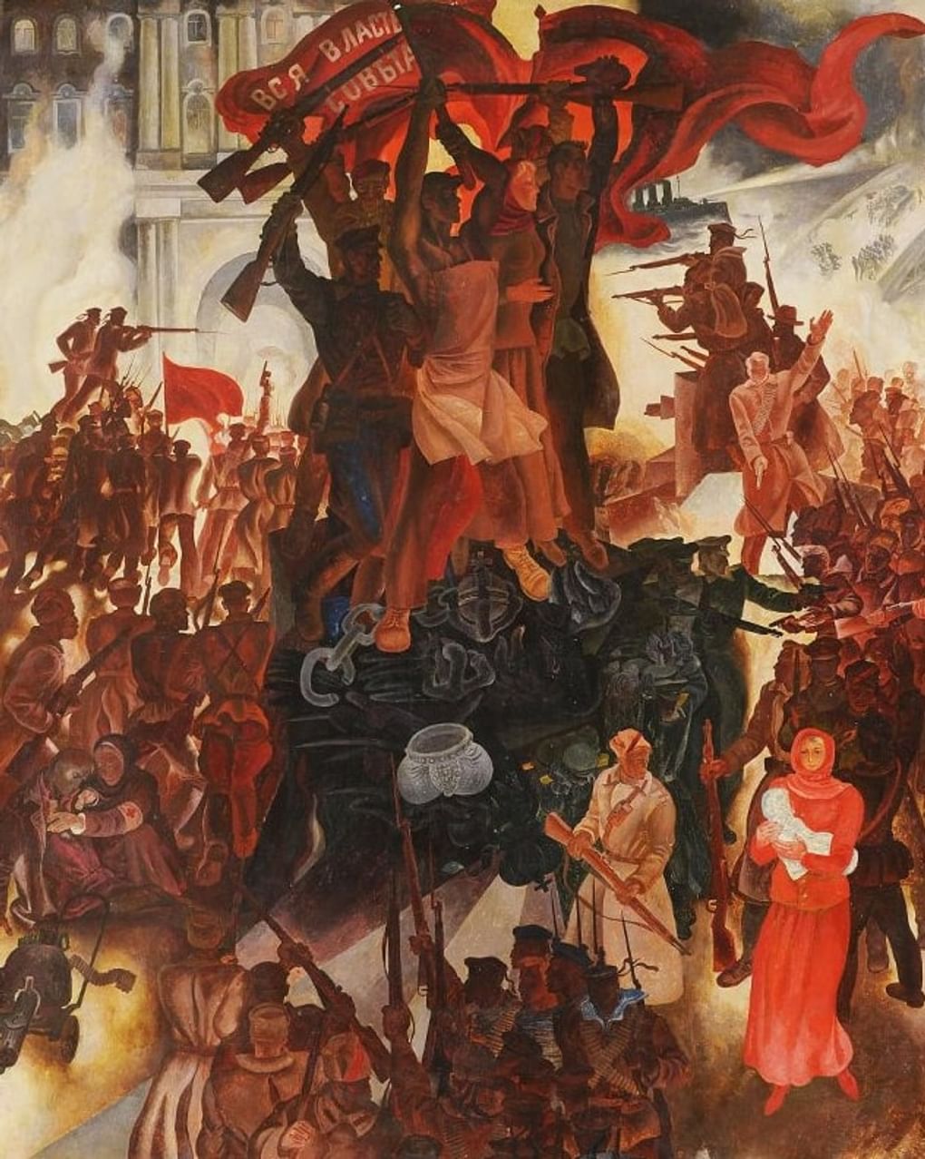 Юрий Королев. Революция (фрагмент). 1977. Оренбургский областной музей изобразительных искусств, Оренбург