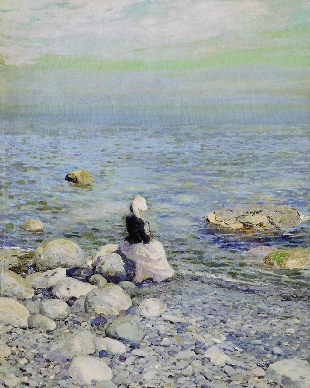 Константин Коровин. На берегу Черного моря (фрагмент). 1890-е. Севастопольский художественный музей имени М.П. Крошицкого, Севастополь