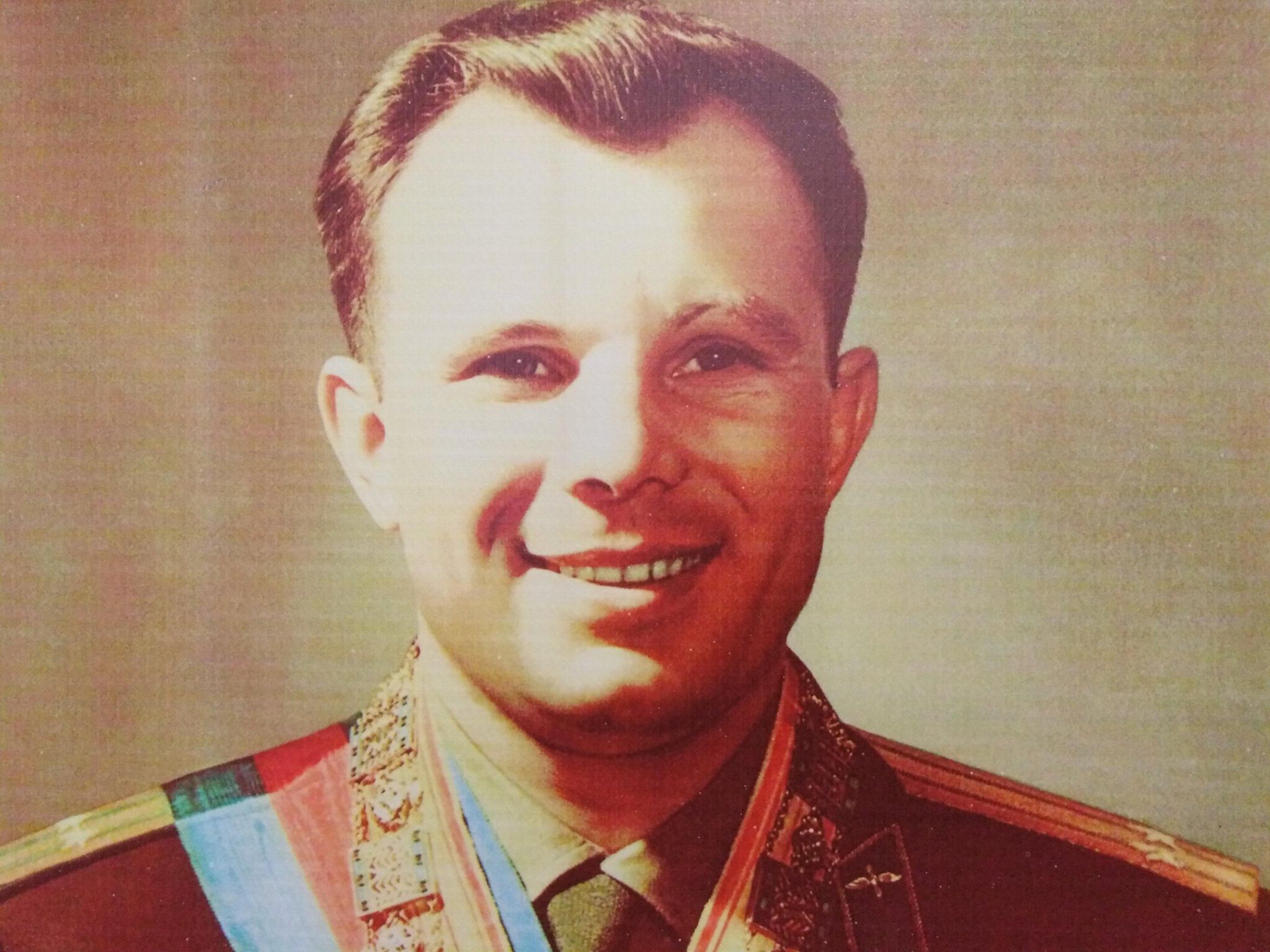 Юрий Гагарин на Химкинском водохранилище