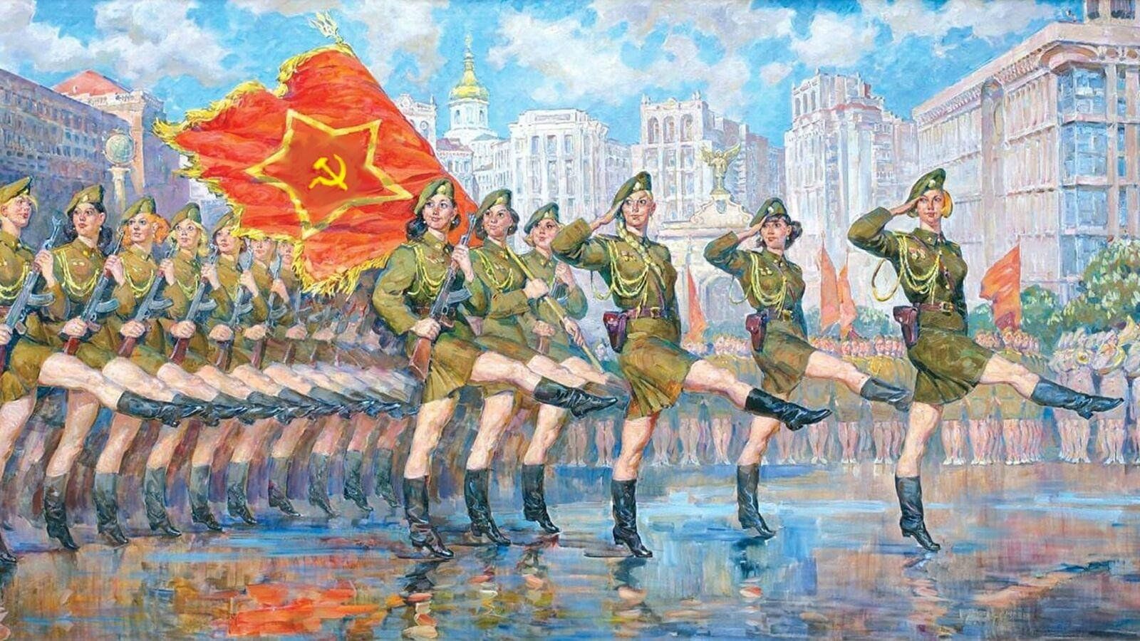 Советская армия в картинах художников