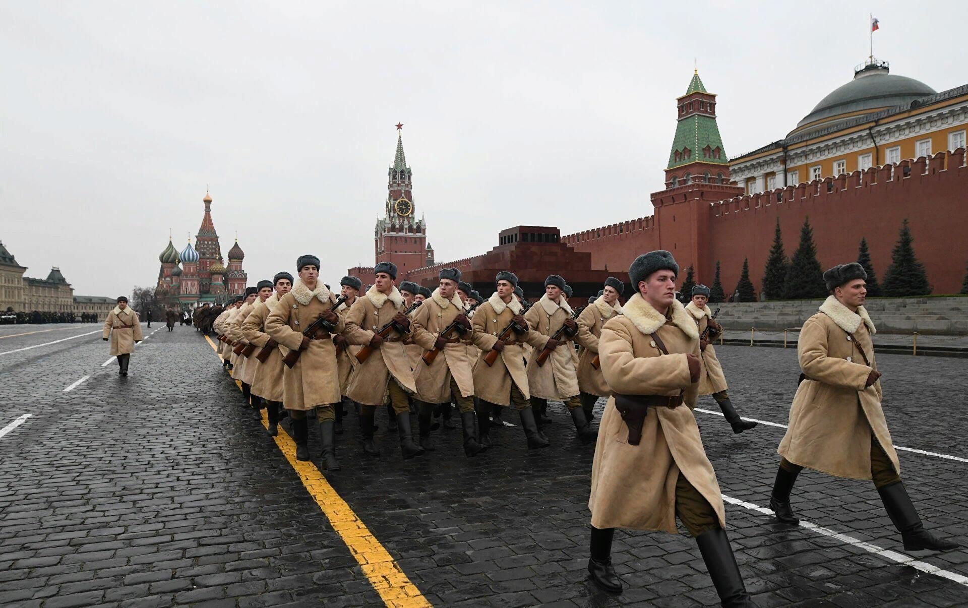 парад 41 года на красной площади