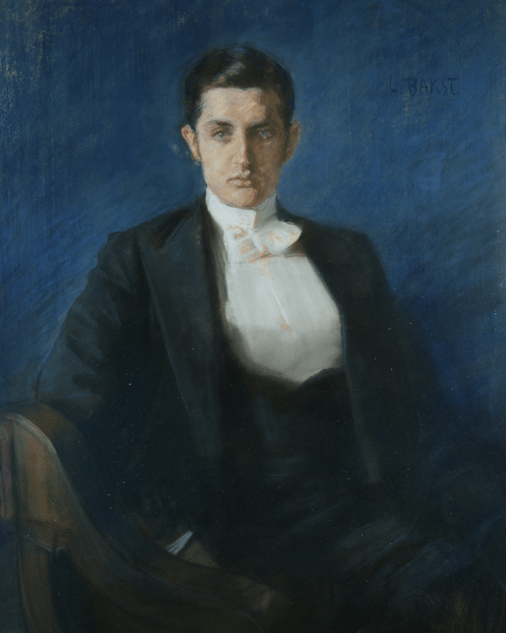 Лев Бакст. Портрет Д.В. Философова (фрагмент). 1897. Дагестанский музей изобразительных искусств им. П.С. Гамзатовой, Махачкала