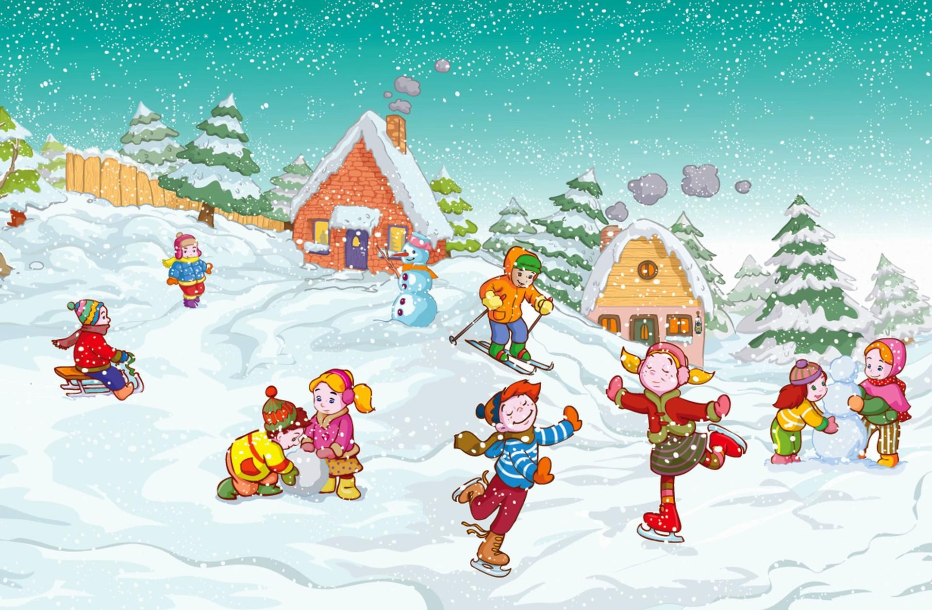 Картинка зимы для детей в детском саду. Зимние забавы. Зимний забор. Зимние развлечения для детей. Зимние игры для детей.