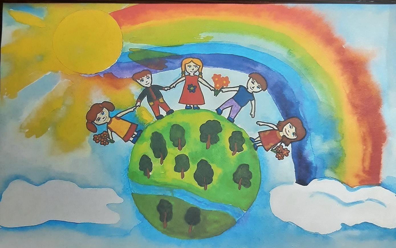 Рисунок на тему день защиты детей