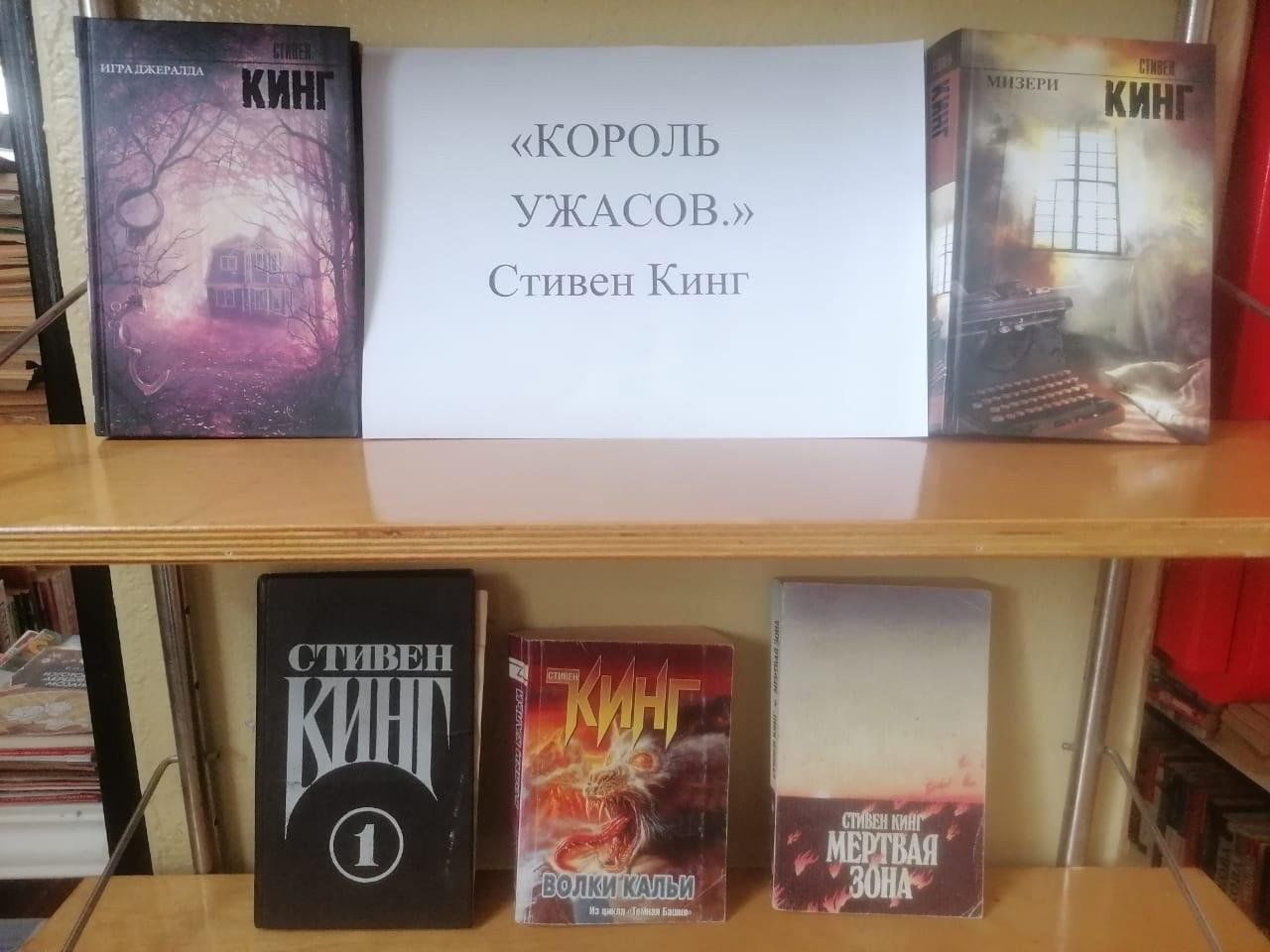 Книжная выставка «Король ужасов» 2023, Михайловский район — дата и место  проведения, программа мероприятия.