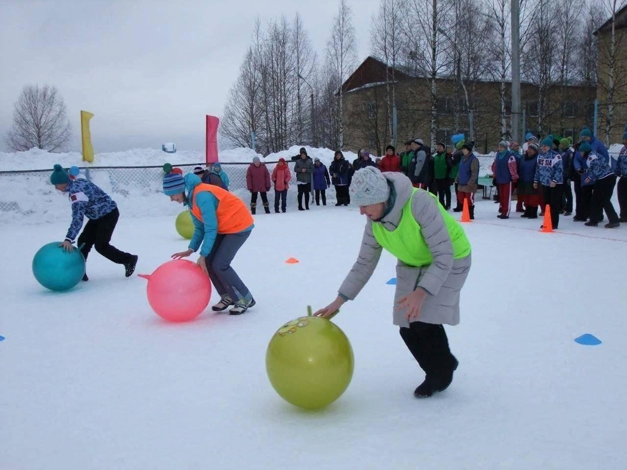 Спортивные эстафеты на льду