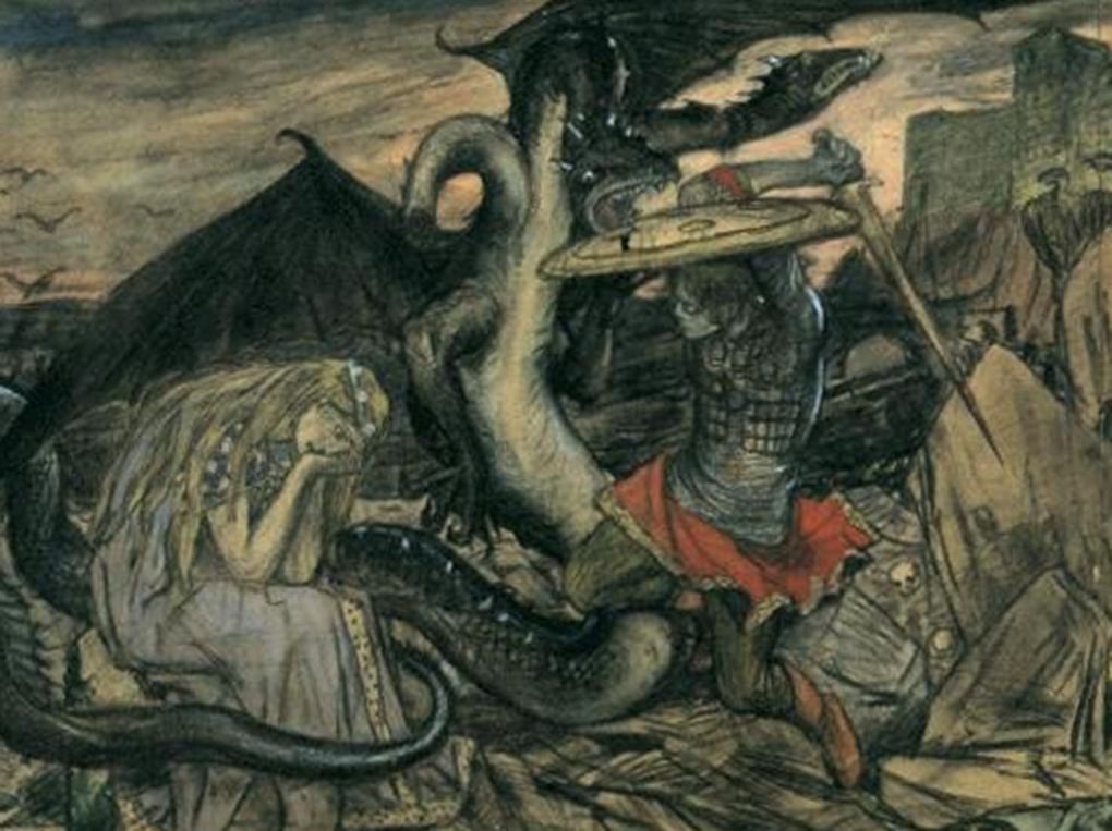 Виктор Васнецов. Змей Горыныч (фрагмент). 1901. Дальневосточный художественный музей, Хабаровск