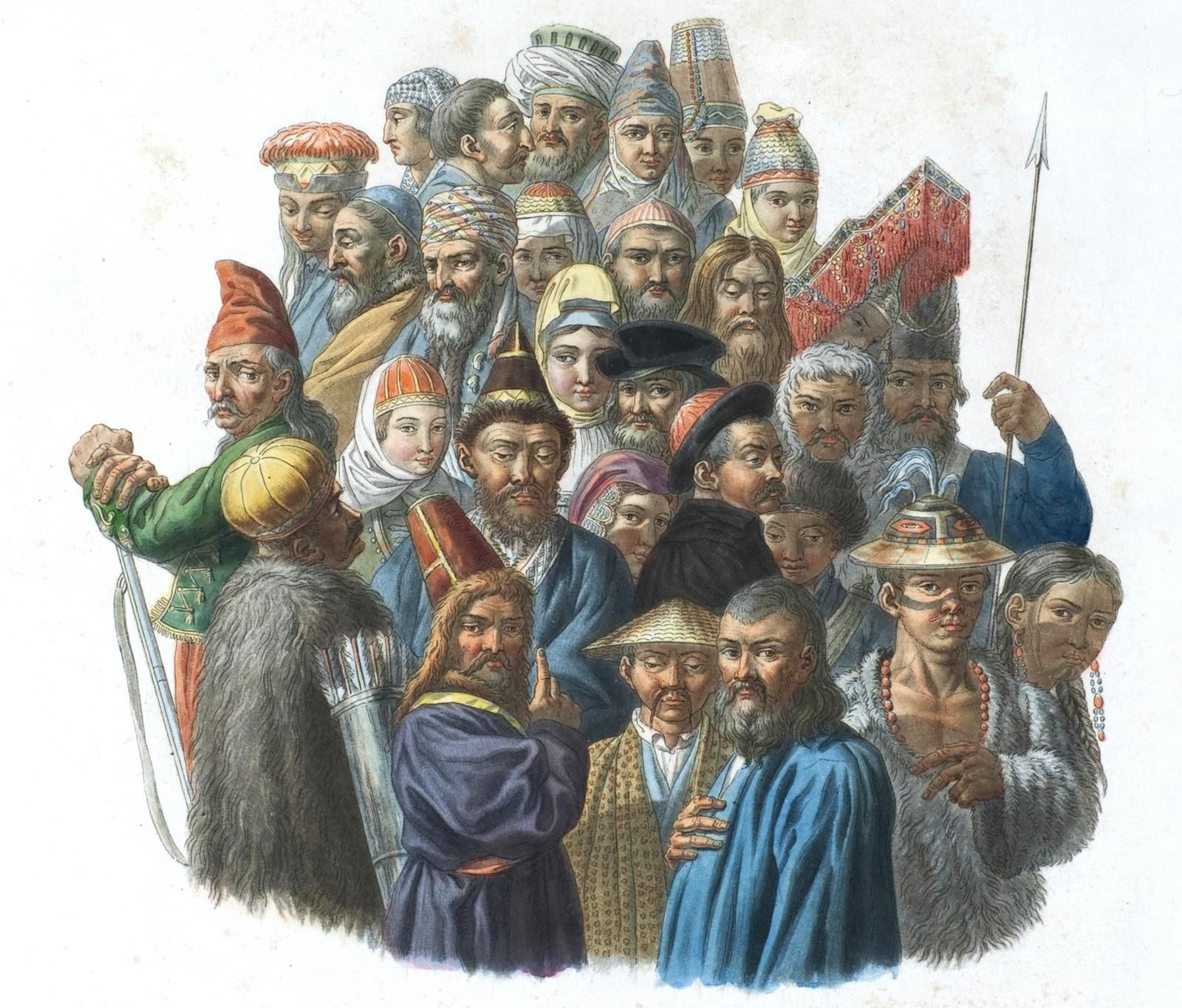 Национальности в Росси во второй поливне 19 века