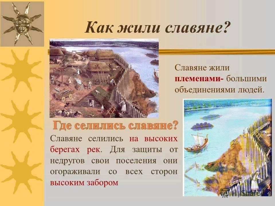 Как жили славяне презентация для дошкольников